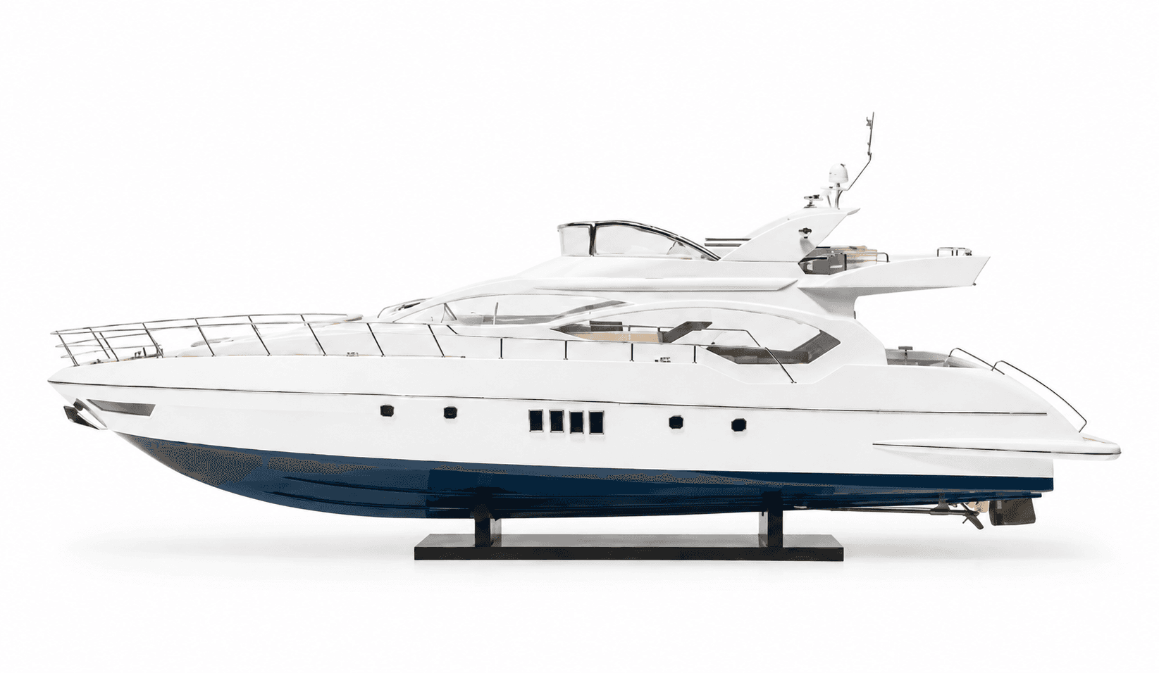 Деревянная модель моторной яхты Azimut 70