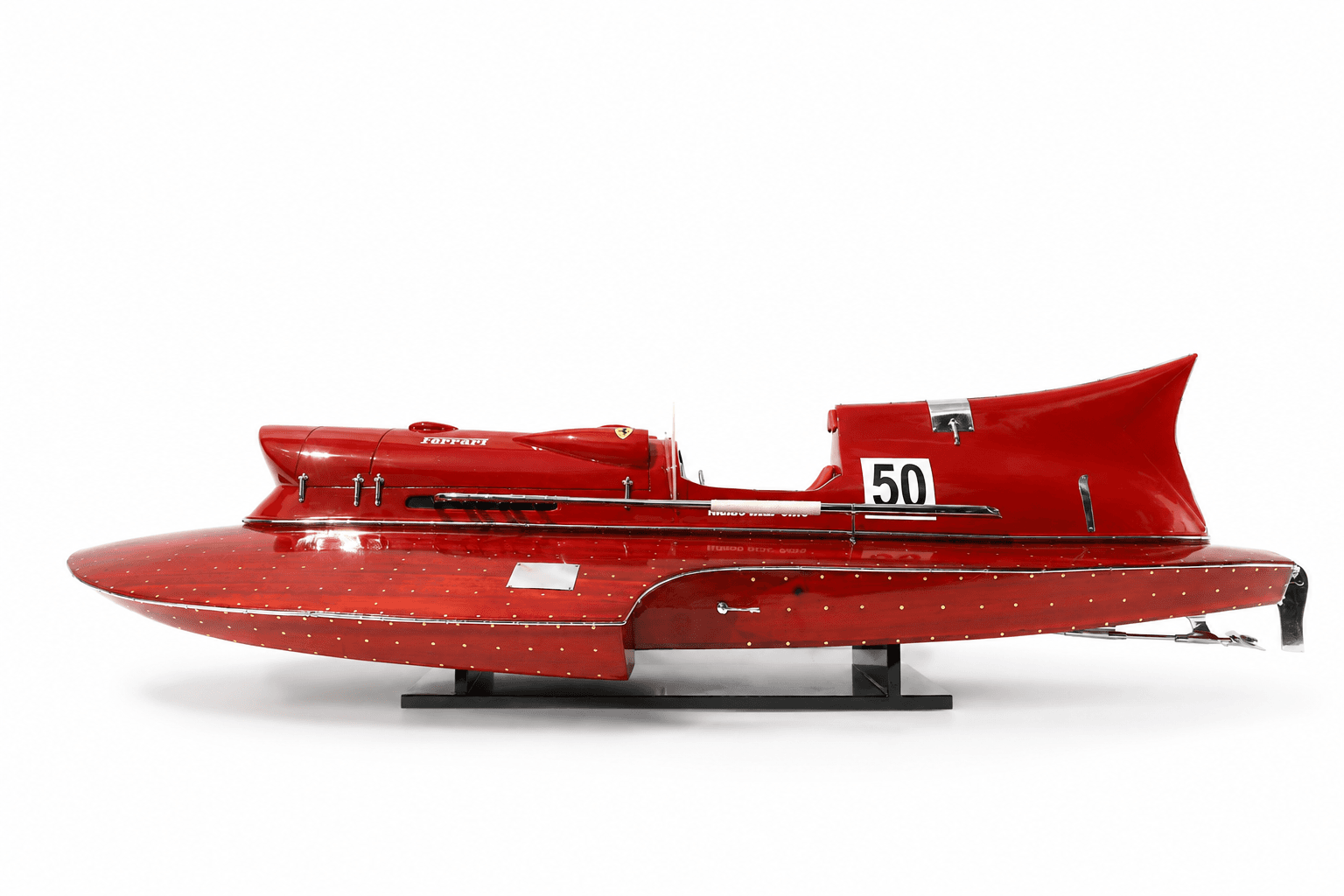 Деревянная модель катера Ferrari Hydroplane